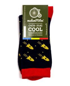 Sosete femei, barbati, model Racheta, bumbac,